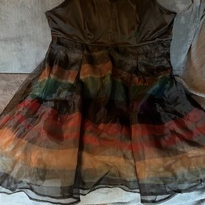 Elegant Multicolor Sleeveless Dress